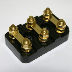 Terminal Block Brass Studs
